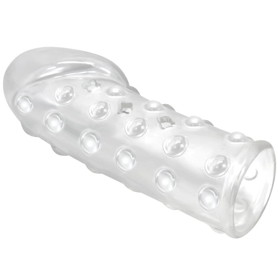 PRETTY LOVE - TIGHT AND VOLUMIZING PENIS SLEEVE TRANSPARENT 3