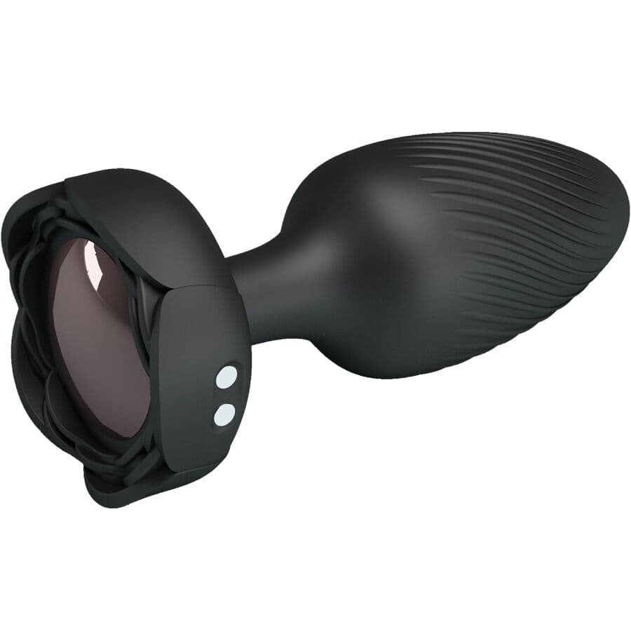 PRETTY LOVE - VARIAN ANAL PLUG WITH LED LIGHT BLACK 10.8 CM 2