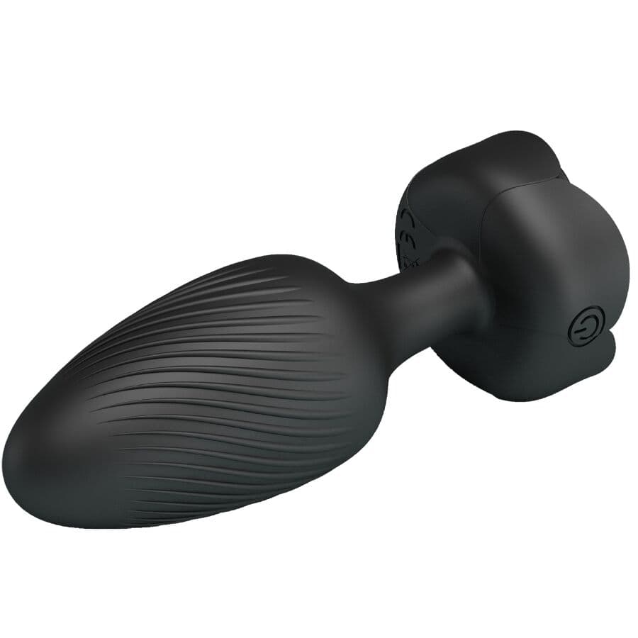 PRETTY LOVE - OSBORN ANAL PLUG WITH LED LIGHT BLACK 9.8 CM 5