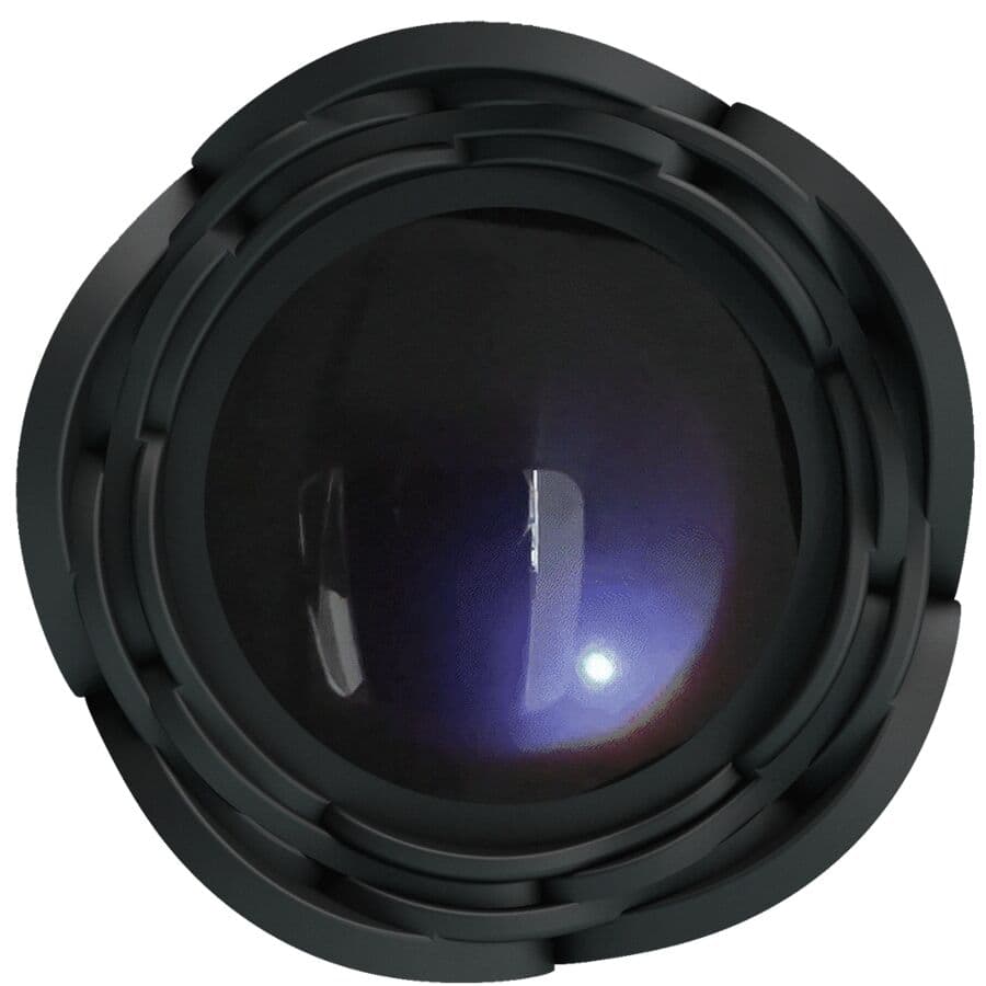 PRETTY LOVE - OLMAN ANAL PLUG WITH LED LIGHT BLACK 8.8 CM 3