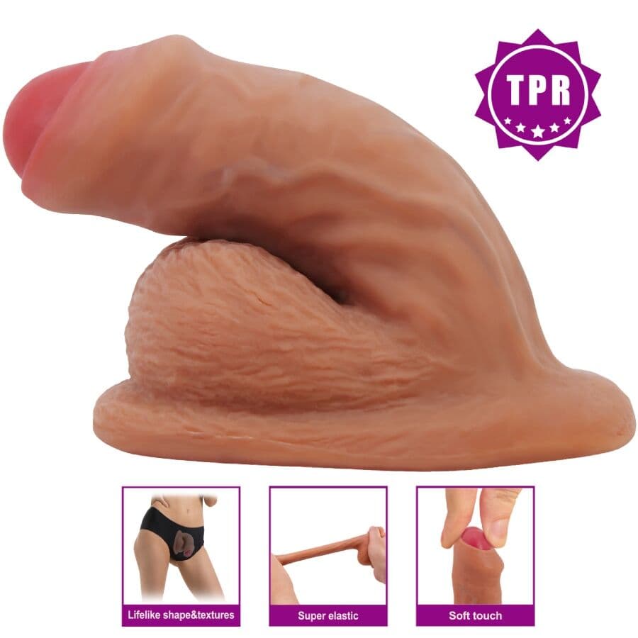 PRETTY LOVE - WARNELL ULTRA REALISTIC AND ELASTIC DILDO 9.5 CM MULATO 5