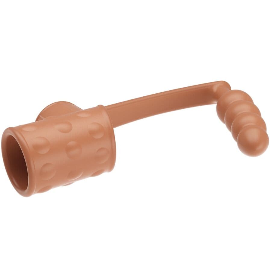 PRETTY LOVE - PENIS SLEEVE WITH ANAL PLUG NATURAL 4
