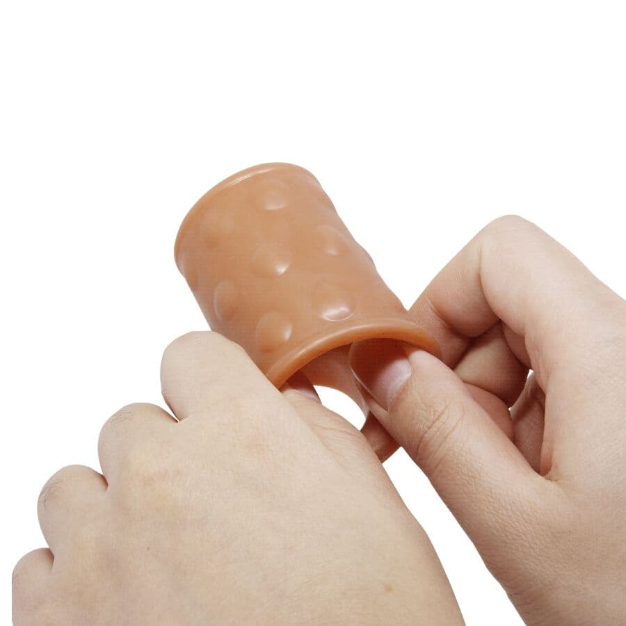 PRETTY LOVE - PENIS SLEEVE WITH ANAL PLUG NATURAL 5