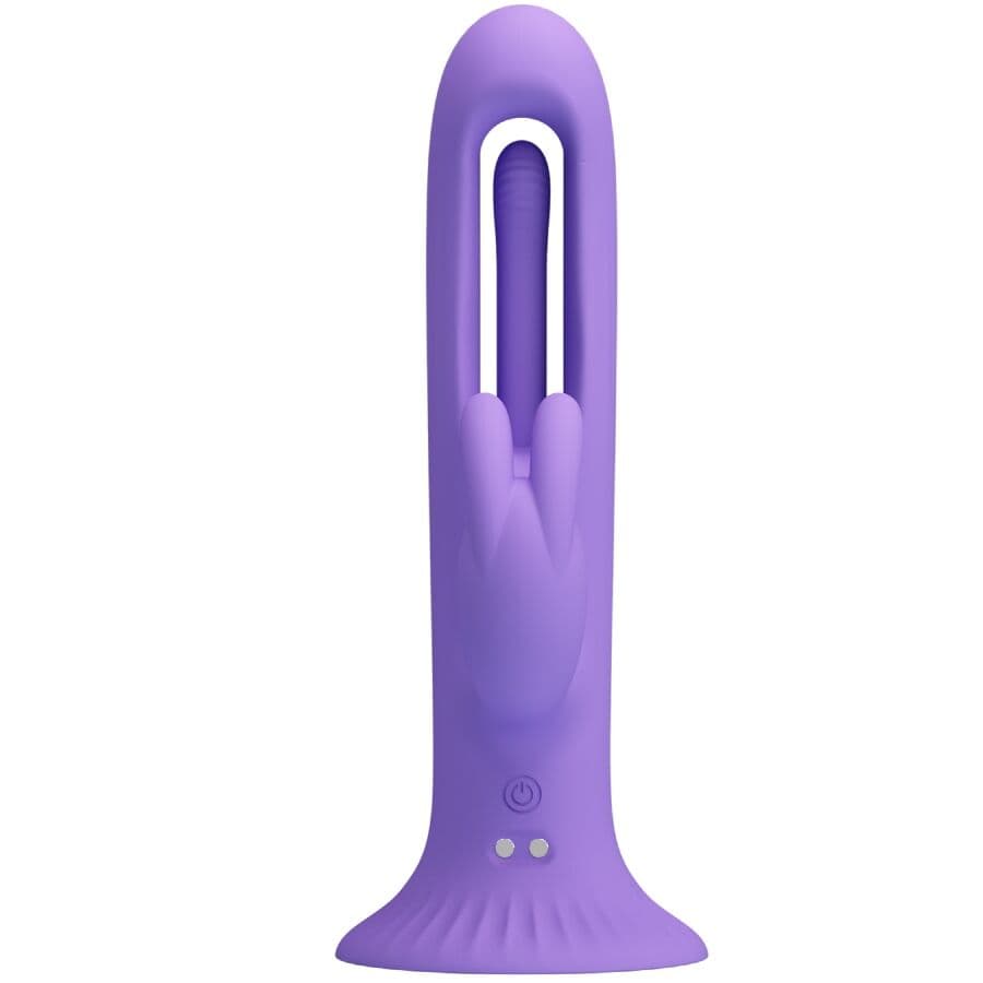PRETTY LOVE - KILLMOULIS RABBIT VIBRATOR 12 VIBRATION MODES PURPLE 2