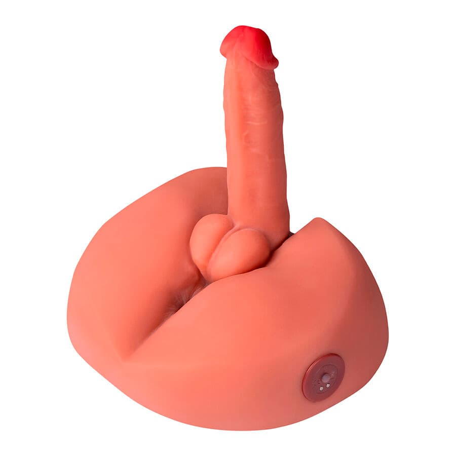 XISE - HONEY REALISTIC DILDO MASTURBATOR WITH VIBRATION 25 CM 2