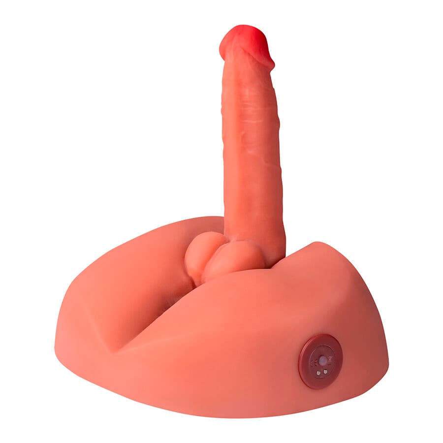 XISE - HONEY REALISTIC DILDO MASTURBATOR WITH VIBRATION 25 CM 3