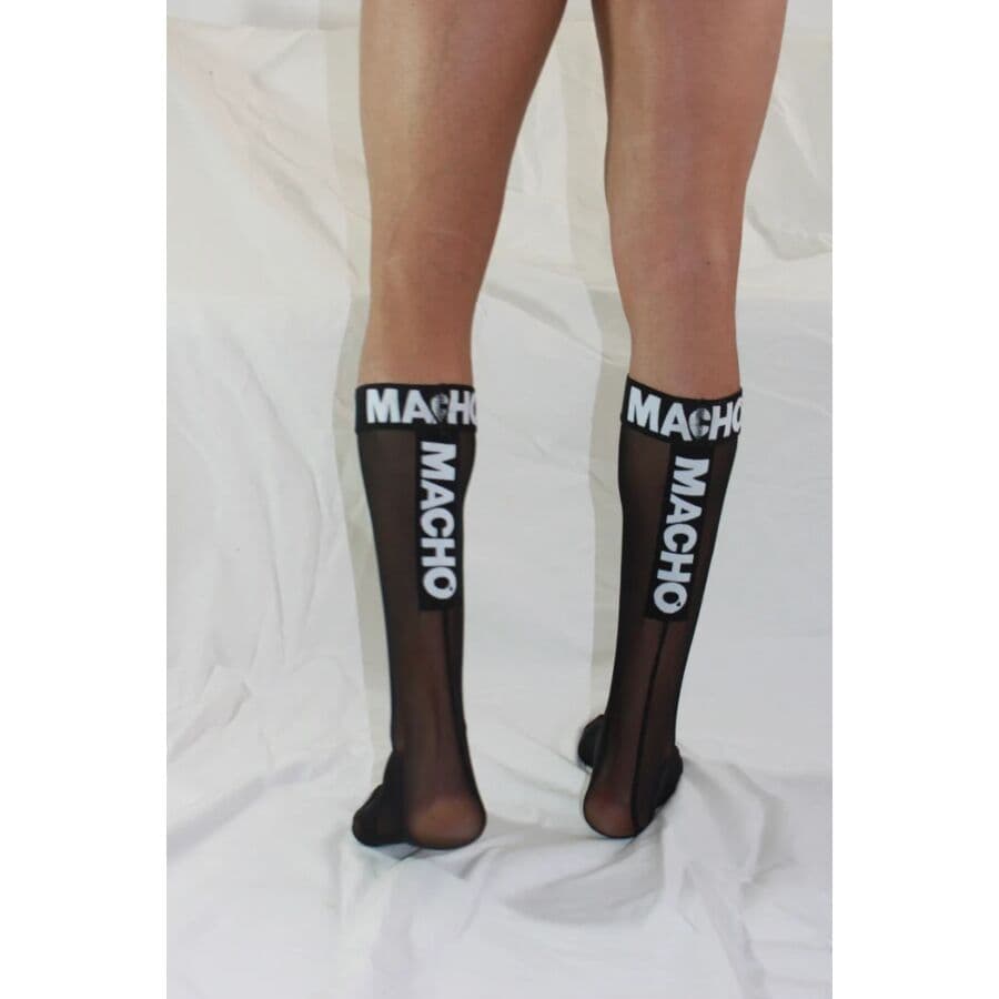 MACHO - THIN SOCKS ONE SIZE BLACK 5