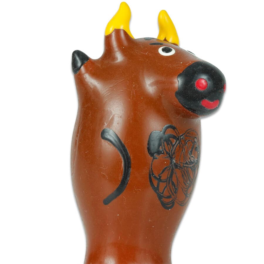 CONDOMERIE - HANDPAINTED NOVELTY CONDOMS BULL MODEL 1 5