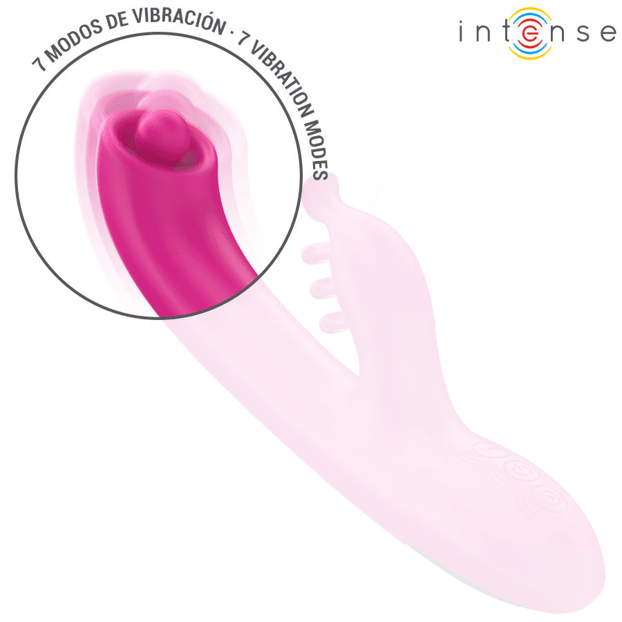 INTENSE - CHRISTINA MULTIFUNCTION RABBIT VIBRATOR 22.5 CM PINK 4
