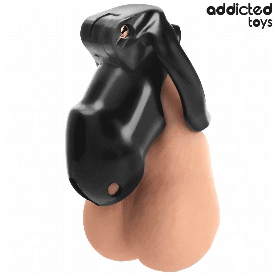ADDICTED TOYS LOCKED - MINDNIGHT CELL PENIS CAGE SIZE M 5
