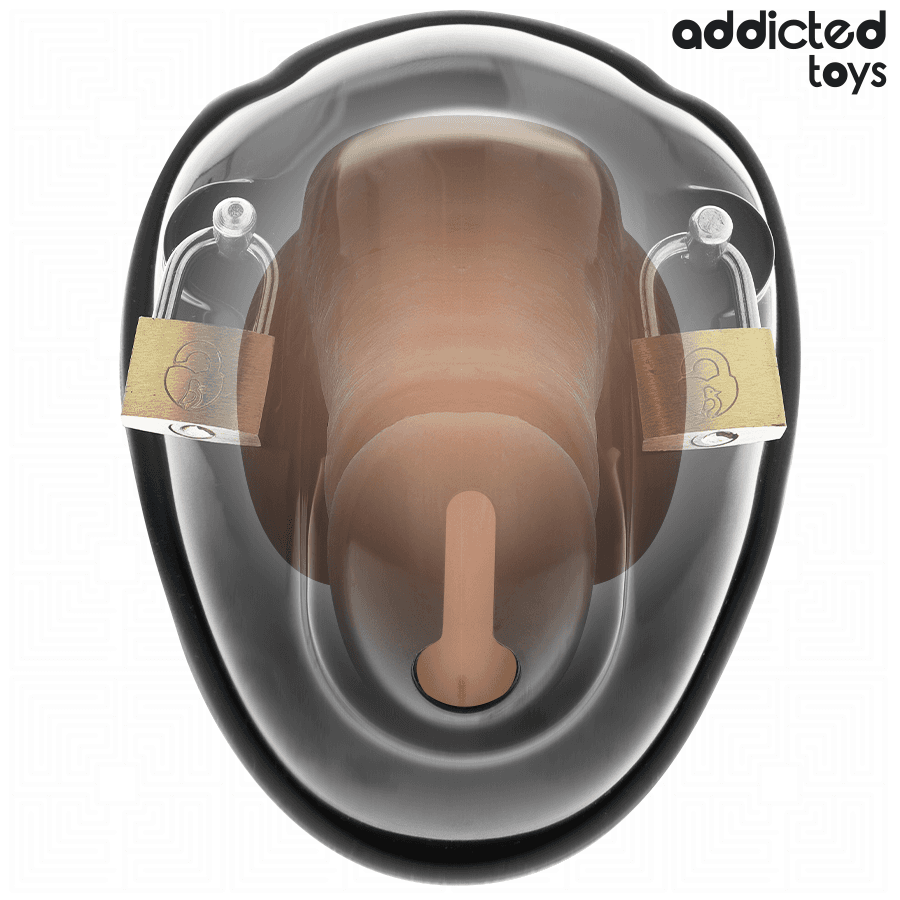 ADDICTED TOYS LOCKED - KEYLESS RESTRAINT PENIS CAGE 11.5 CM 5