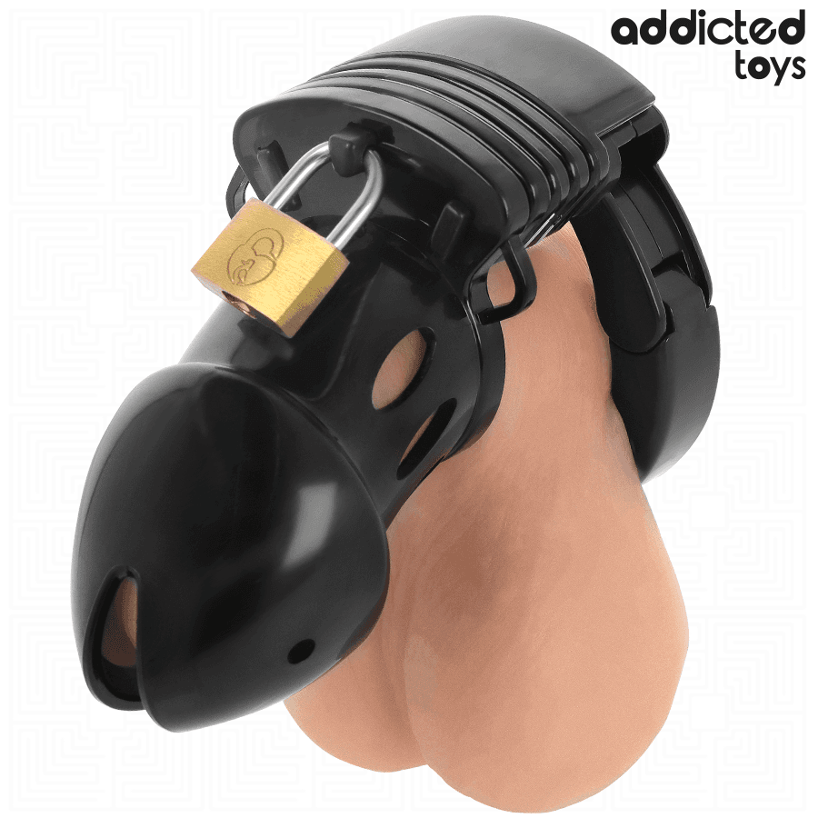 ADDICTED TOYS LOCKED - CHASTITY DEPTHS PENIS CAGE 7.5 CM 5