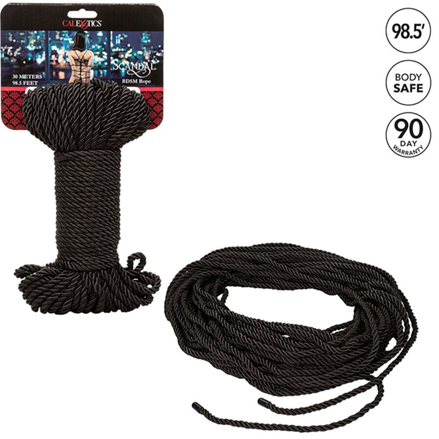 CALEXOTICS - SCANDAL BLACK BDSM ROPE 30 M 5