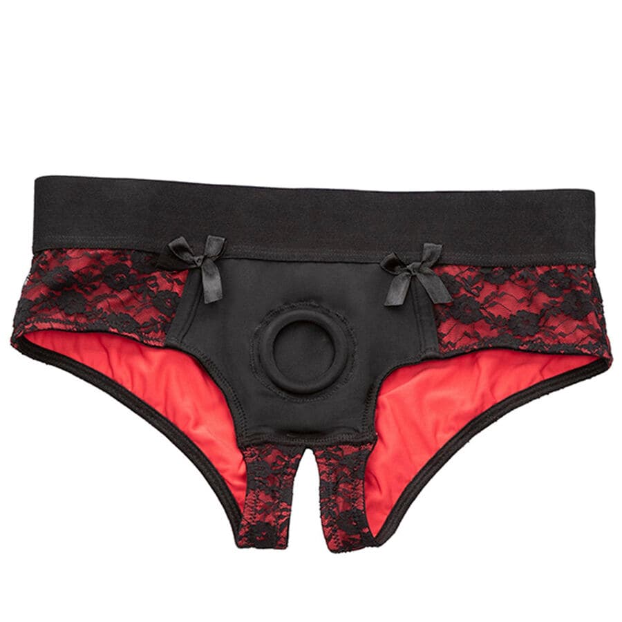 CALEXOTICS - SCANDAL SET DE BRAGUITAS SIN ENTREPIERNAS CON DIDLO TALLA 3