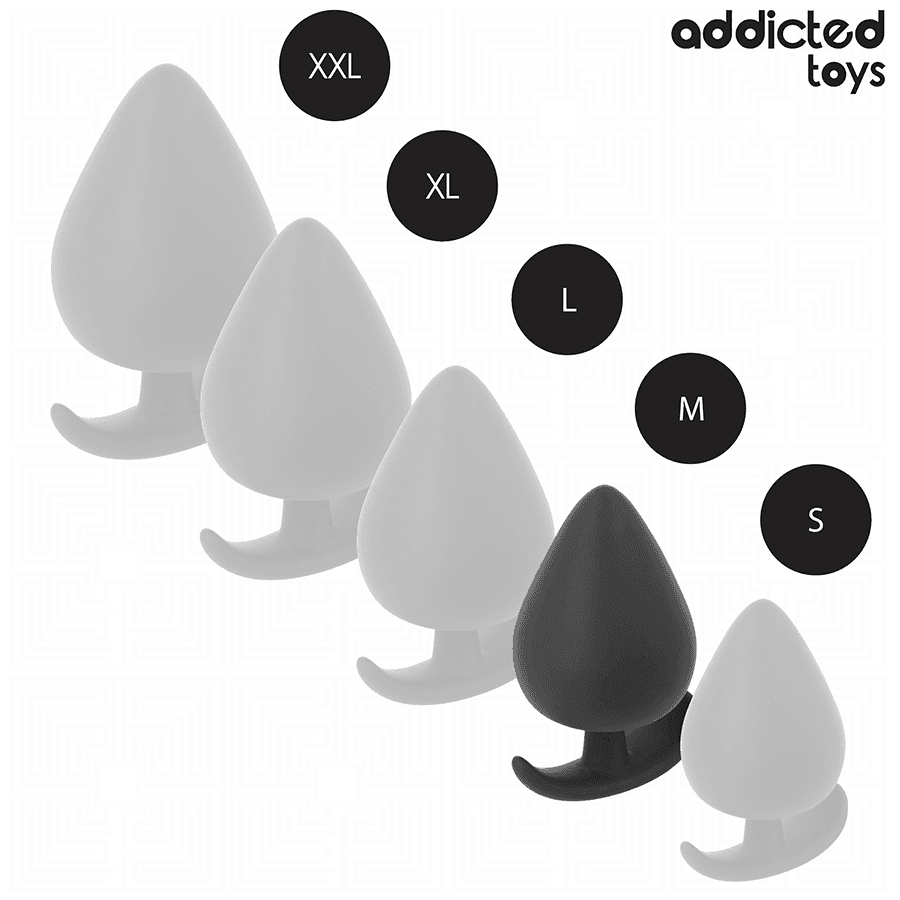 ADDICTED TOYS - ANAL PLUG SILICONE SIZE M 6.6 CM 5