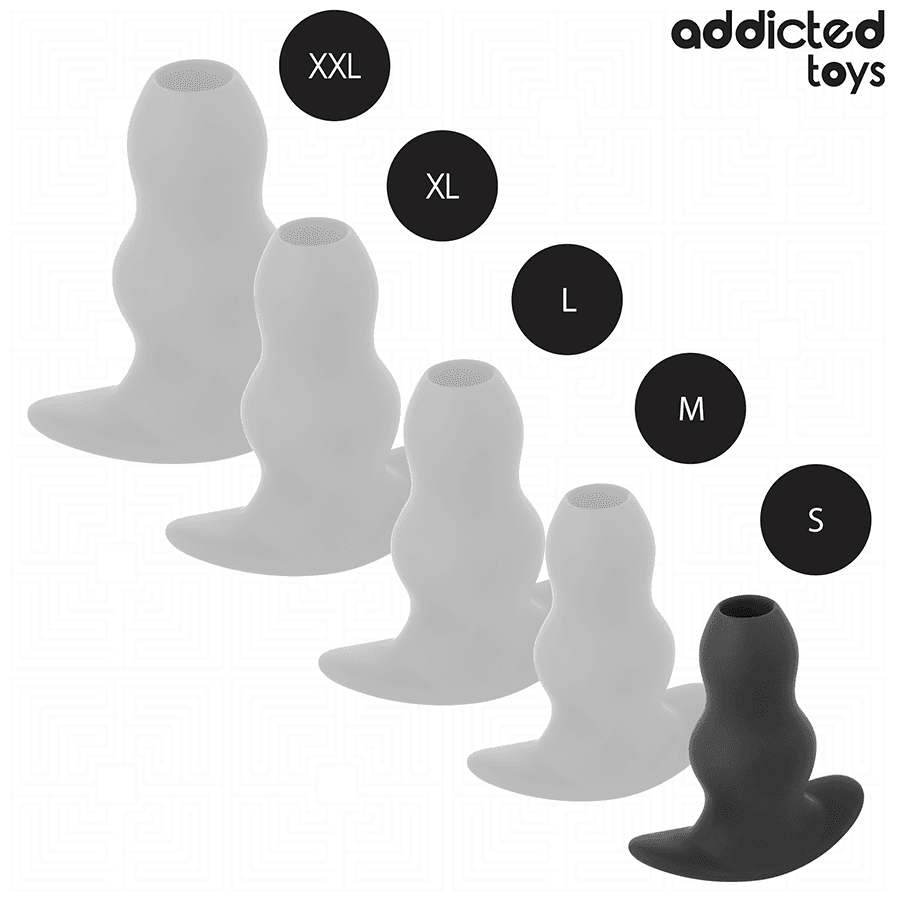 ADDICTED TOYS - HOLLOW ANAL PLUG SILICONE SIZE S 7.3 CM 5