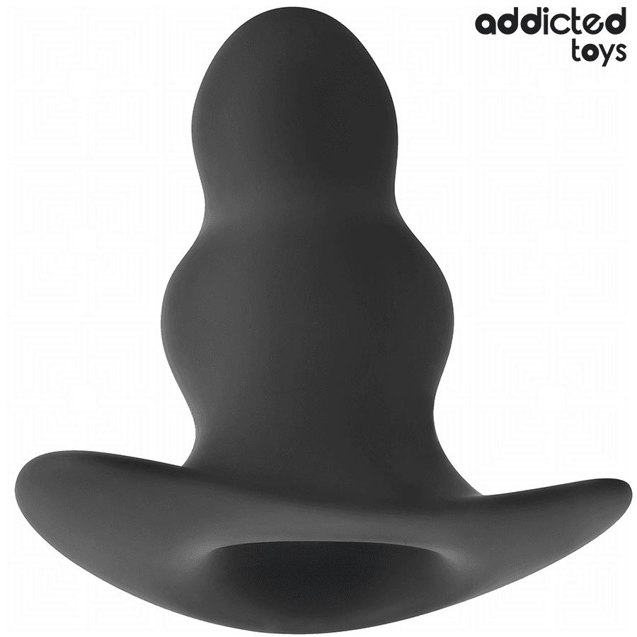 ADDICTED TOYS - HOLLOW ANAL PLUG SILICONE SIZE S 7.3 CM 2