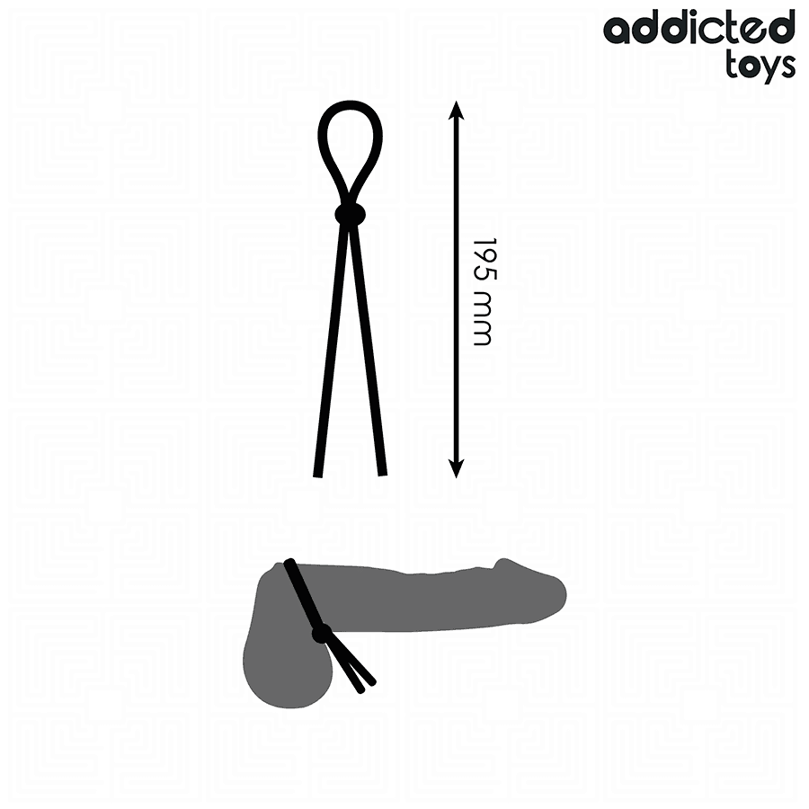 ADDICTED TOYS - SILICONE ROPE FOR THE SINGLE LOOP PENIS 5