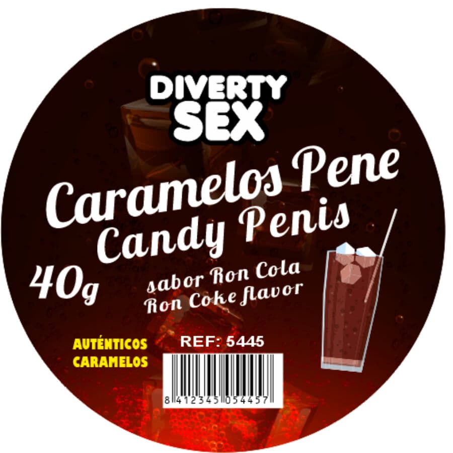 DIABLO PICANTE - 20 RON COLA FLAVORED PENIS CANDIES 2