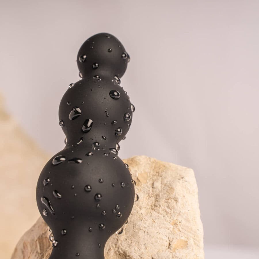 ROCKS- OFF - PETITE SENSATIONS BUBBLES ANAL PLUG VIBRATOR BLACK 4