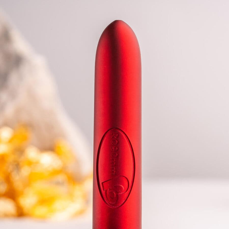 ROCKS-OFF - RO-90 SCARLET VELVET VIBRATING BULLET RED 2