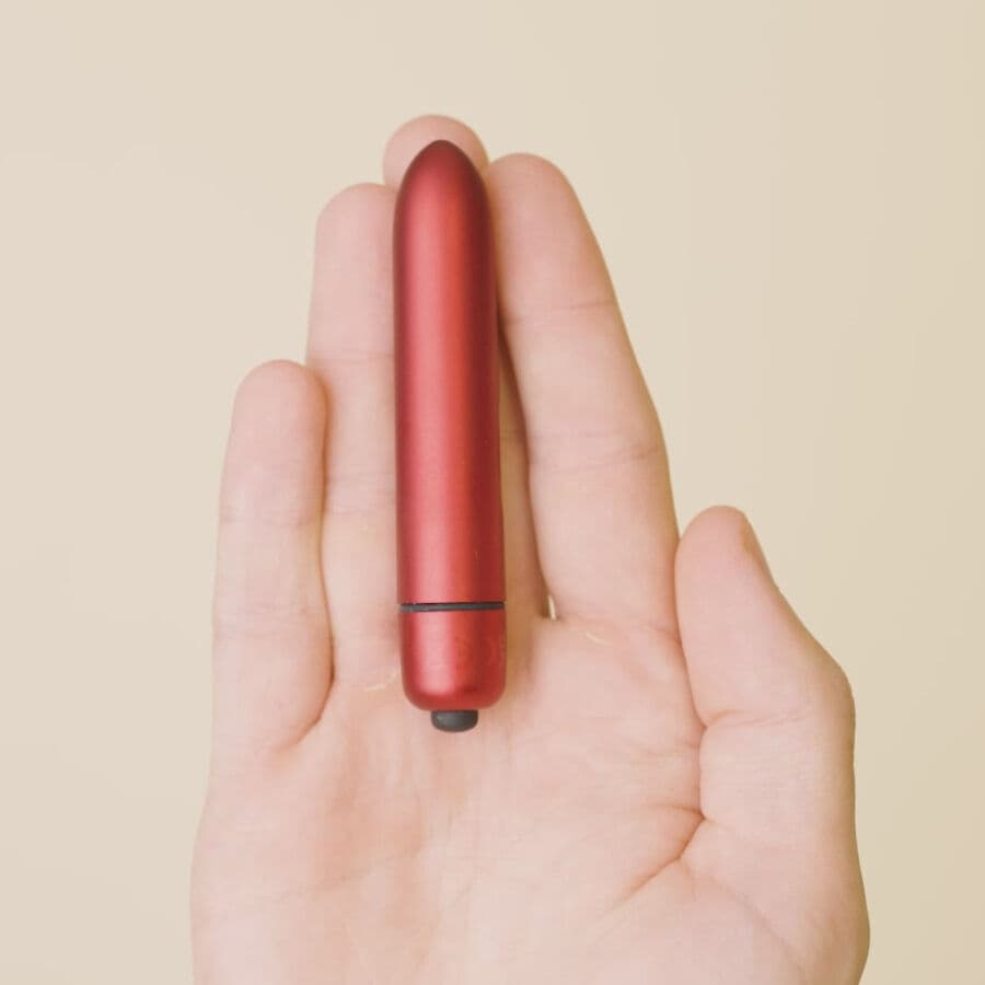 ROCKS-OFF - RO-90 SCARLET VELVET VIBRATING BULLET RED 4