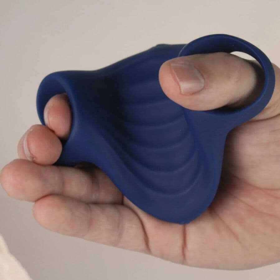 ROCKS- OFF - PALM BLUE FLEXIBLE VIBRATOR MASTURBATOR 5