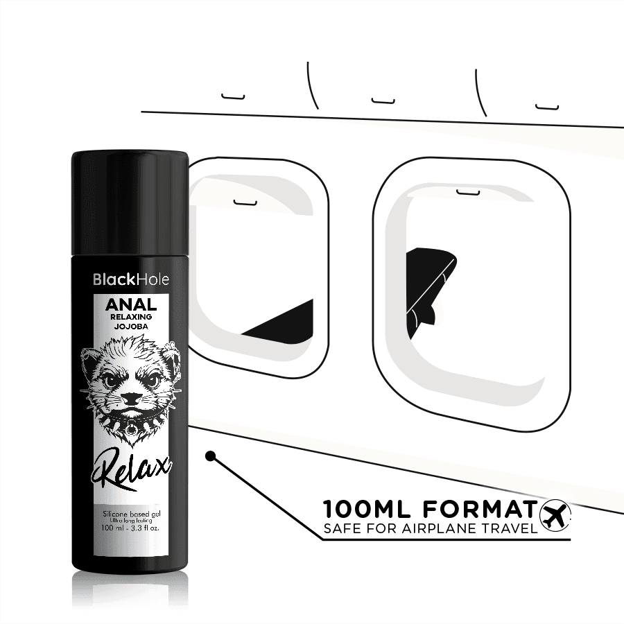 BLACK HOLE - ANAL RELAXING JOJOBA RELAX SILICONE BASE 100 ML 4