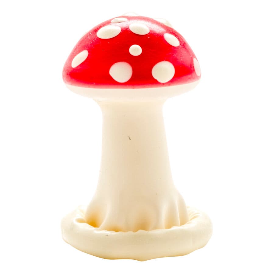 CONDOMERIE - HANDPAINTED NOVELTY CONDOMS TOADSTOOL MODEL 1 2