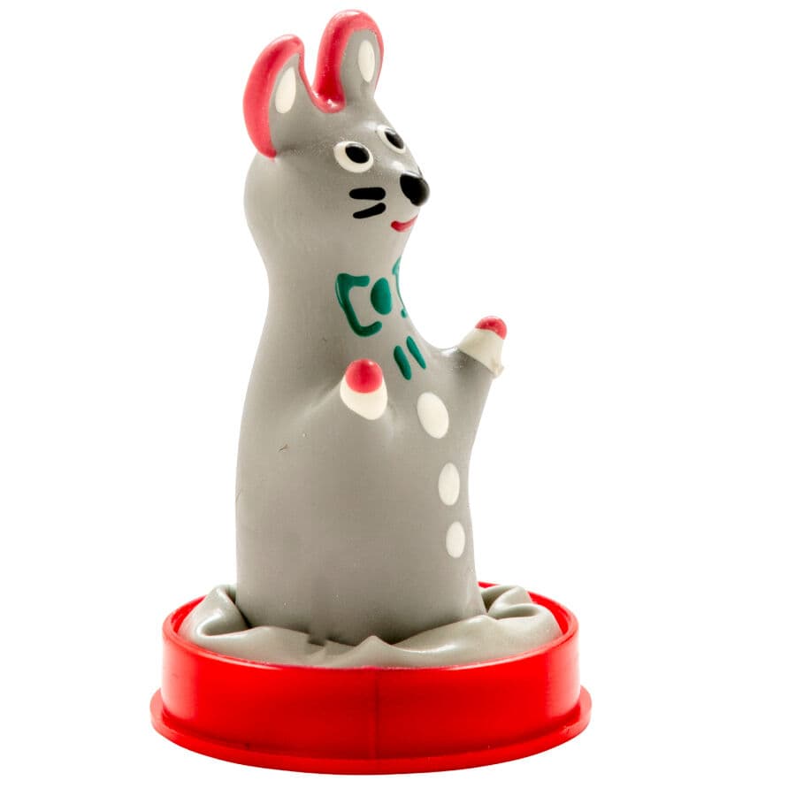 CONDOMERIE - HANDPAINTED NOVELTY CONDOMS MOUSE MODEL 1 2