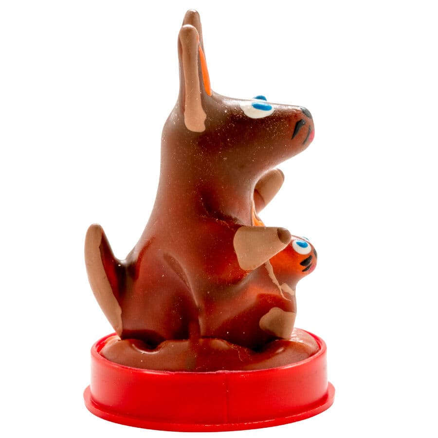 CONDOMERIE - HANDPAINTED NOVELTY CONDOMS KANGAROO MODEL 1 2
