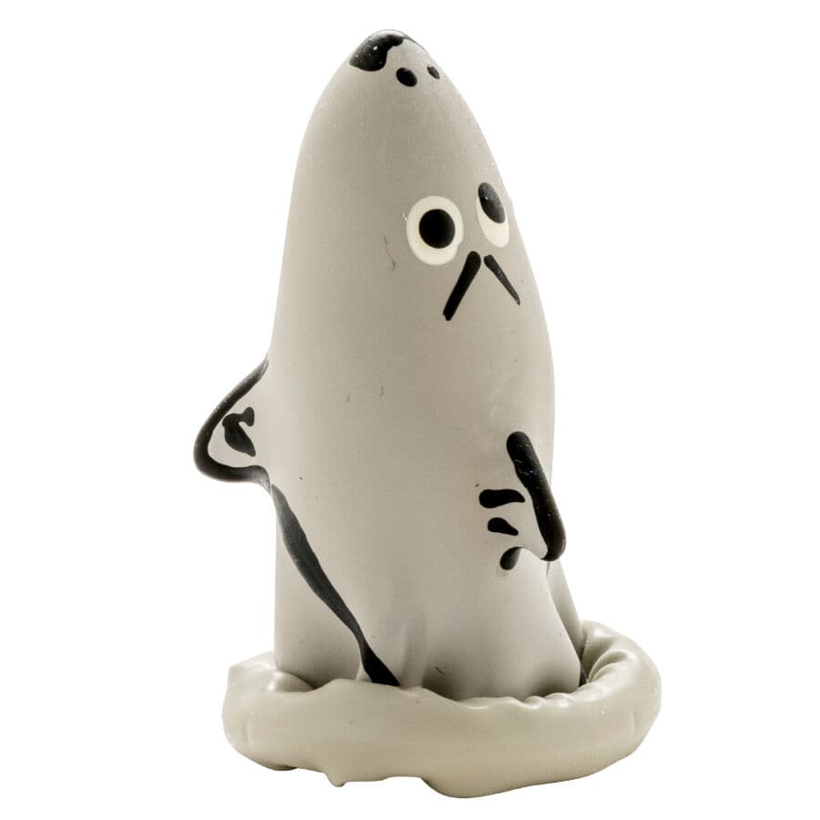 CONDOMERIE - HANDPAINTED NOVELTY CONDOMS SHARK MODEL 1 4