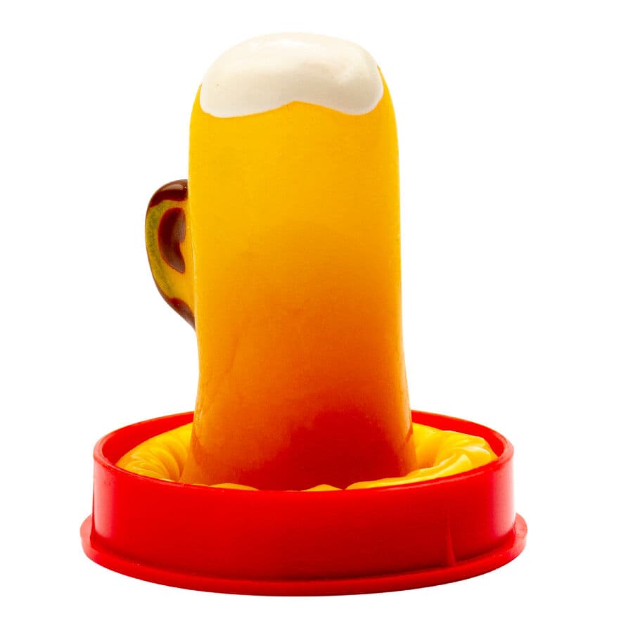 CONDOMERIE - HANDPAINTED NOVELTY CONDOMS GLASS OF BEER 2