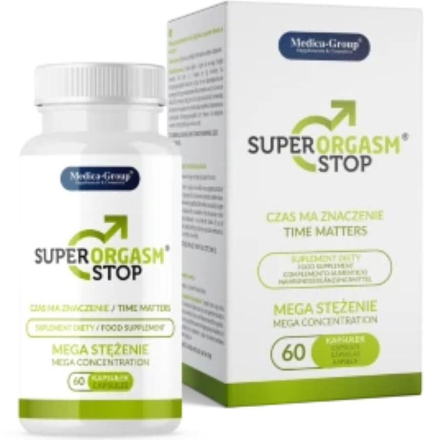 MEDICA GROUP - SUPER ORGASM STOP DELAY FOR MEN 60 CAPSULES 4