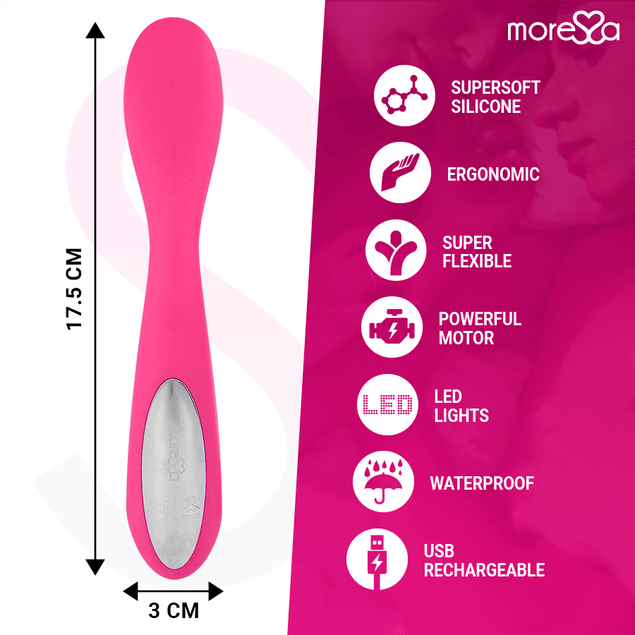 MORESSA - DRUSO PREMIUM SILICONE RECHARGEABLE 4