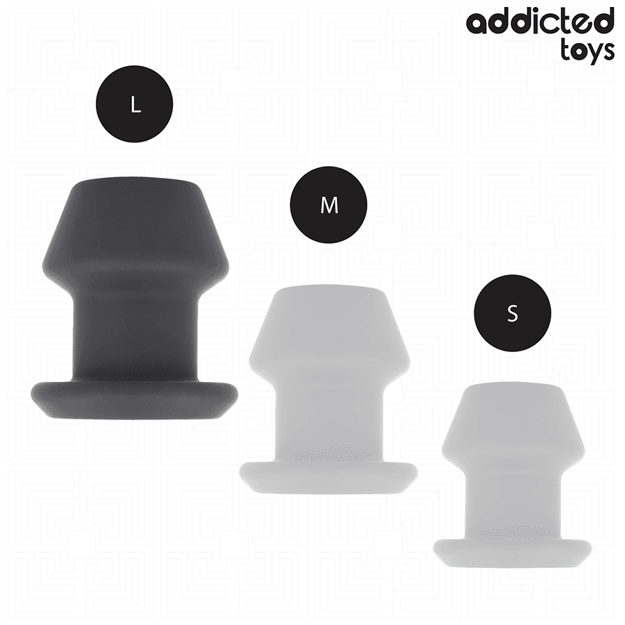 ADDICTED TOYS - EXTREME HOLLOW ANAL PLUG SILICONE SIZE L 10.4 CM 5