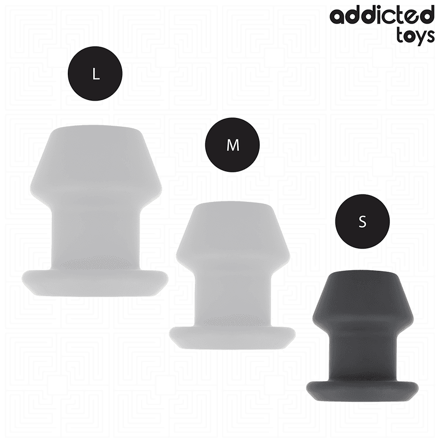 ADDICTED TOYS - EXTREME HOLLOW ANAL PLUG SILICONE SIZE S 7.5 CM 5