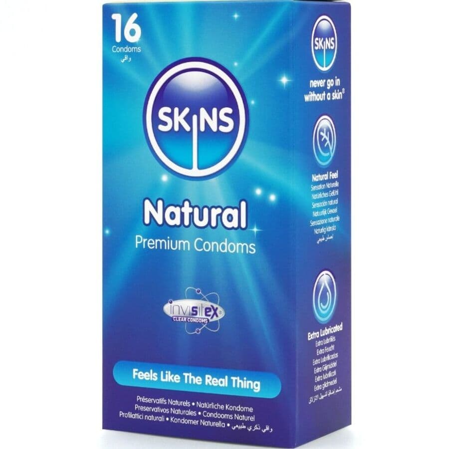 SKINS - NATURAL PREMIUM CONDOMS PACK 16 2