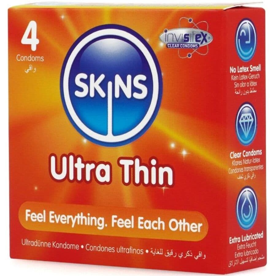 SKINS - ULTRA THIN PREMIUM CONDOMS PACK 4 2