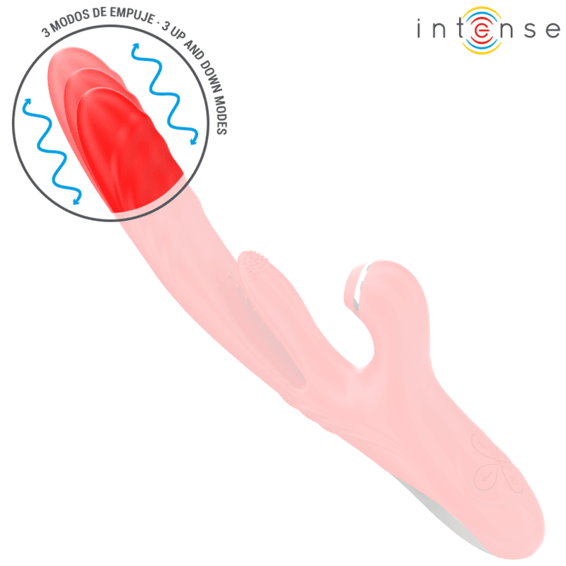 INTENSE - KAROL MULTIFUNCTION VIBRATOR THRUST & STIMULATION & STIMULATING WAVES RED 5
