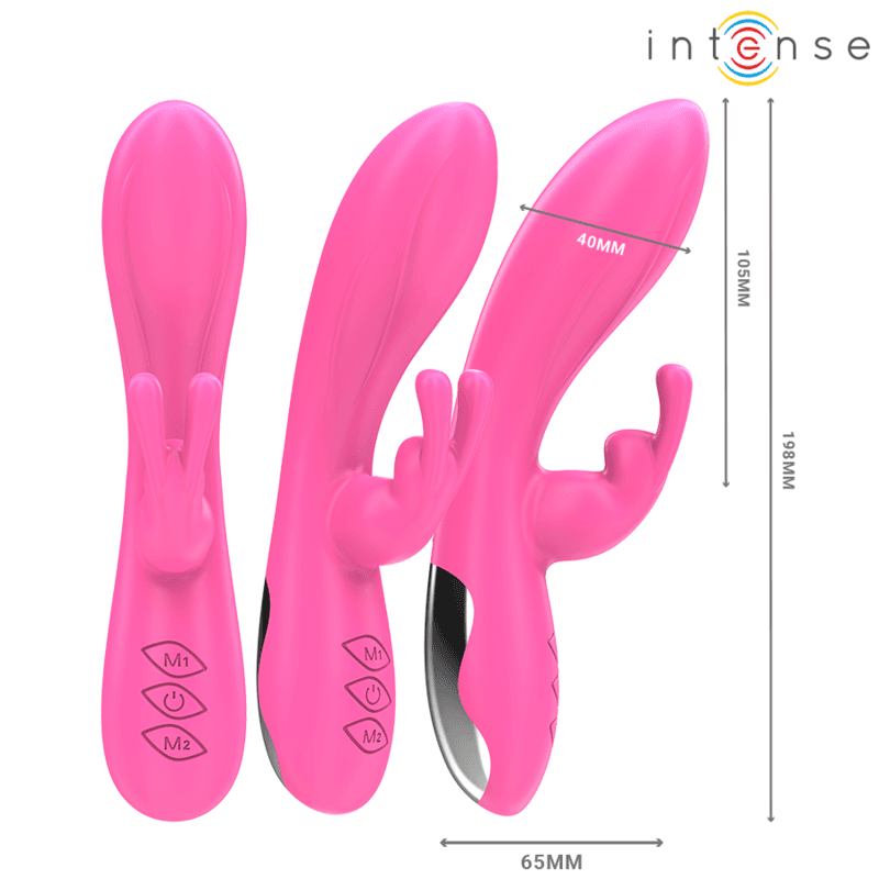 INTENSE - RANDALL RABBIT VIBRATOR 10 VIBRATIONS PINK 3