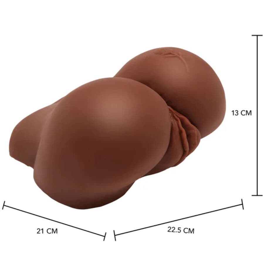 ACT - BIG ASS REALISTIC MASTURBATOR WITH BROWN VIBRATOR 4