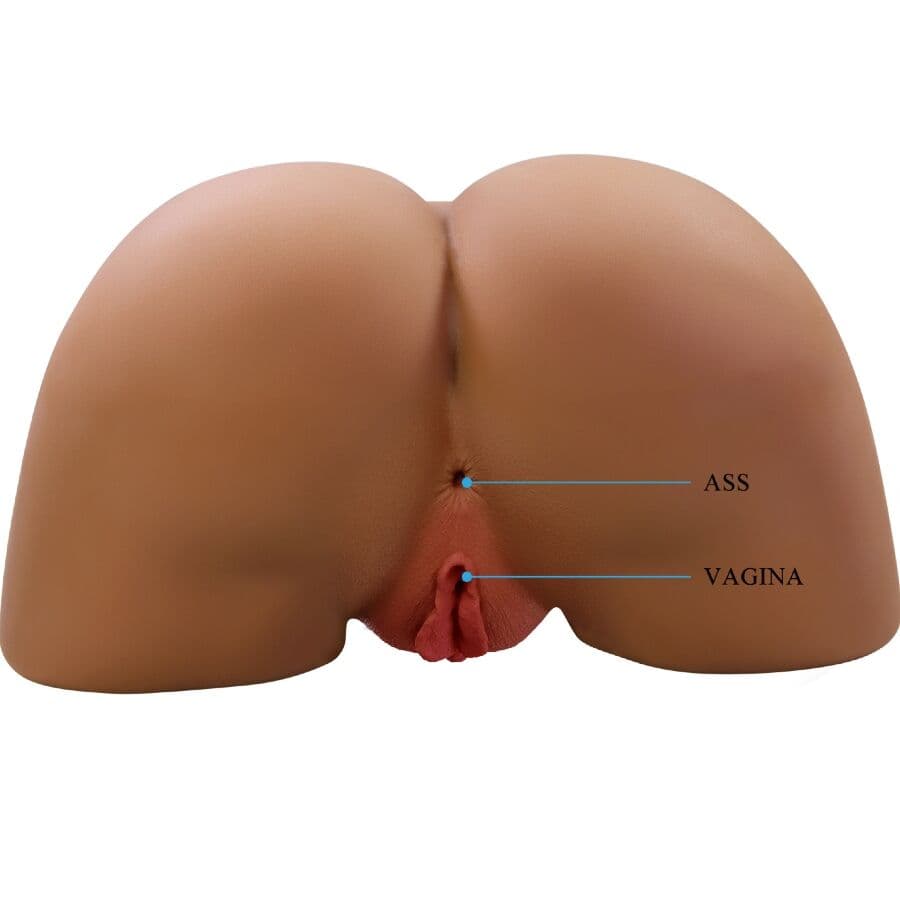 CRAZY BULL - GERIANN REALISTIC FEMALE BUTT VIBRATOR AND SUCKER WITH SOUND 5.5 KG 3