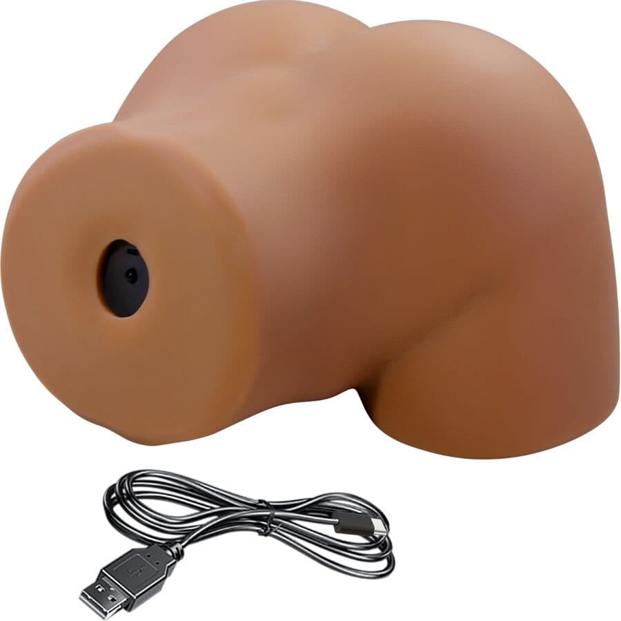 CRAZY BULL - GERIANN REALISTIC FEMALE BUTT VIBRATOR AND SUCKER WITH SOUND 5.5 KG 5