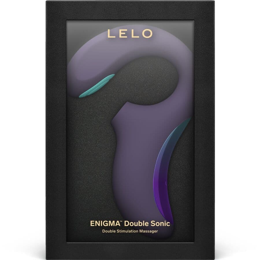 LELO - ENIGMA DOUBLE SONIC VIBRATOR POINT G CYBER PURPLE 4