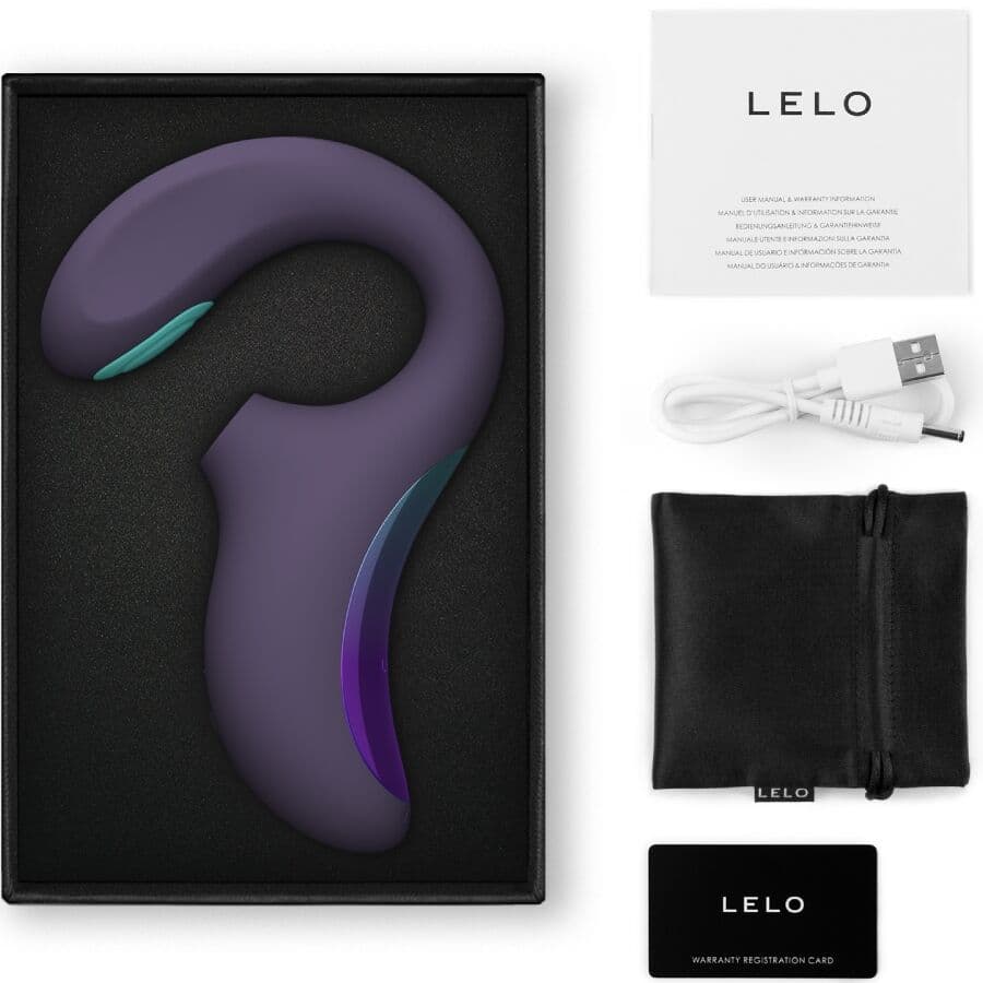 LELO - ENIGMA DOUBLE SONIC VIBRATOR POINT G CYBER PURPLE 3