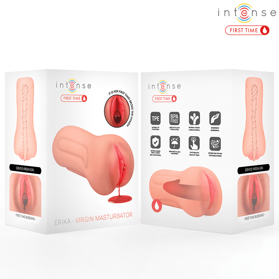 INTENSE FIRST TIME - ERIKA VIRGIN MASTURBATOR WITH BLEEDING 4