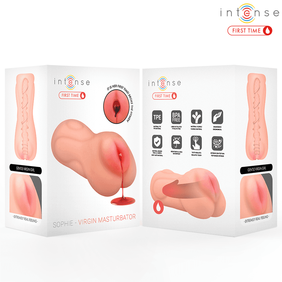 INTENSE FIRST TIME - SOPHIE VIRGIN MASTURBATOR WITH BLEEDING 4