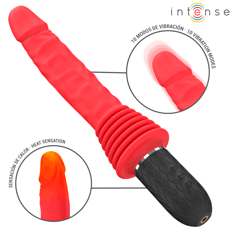 INTENSE - CYNTHIA REMOTE CONTROL THRUSTING VIBRATOR WITH HEAT 3