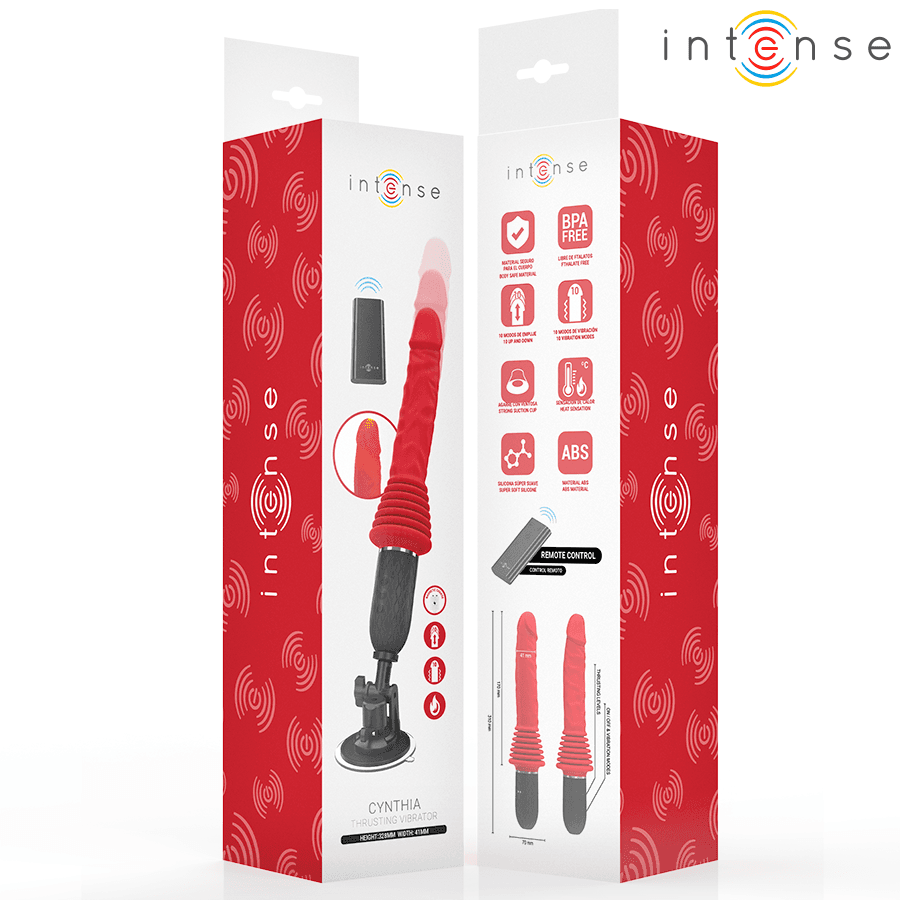 INTENSE - CYNTHIA REMOTE CONTROL THRUSTING VIBRATOR WITH HEAT 4